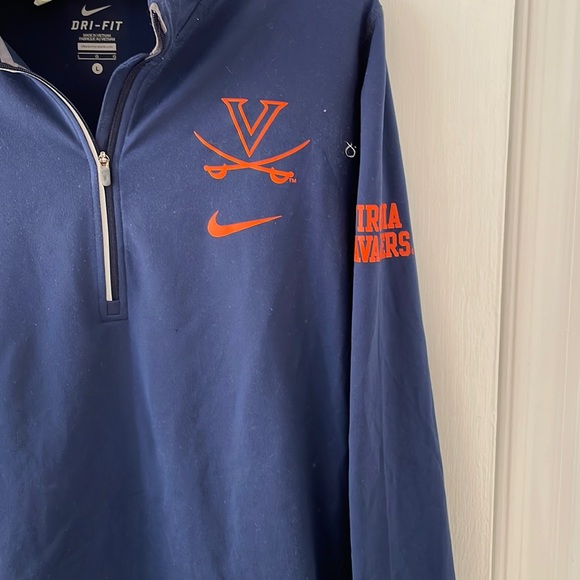 UVA Women’s Half zip dri fit lightweight pullover NWOT - Picture 2 of 3